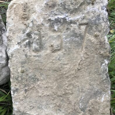 Parenzana milestone - Stanzia Sparagna