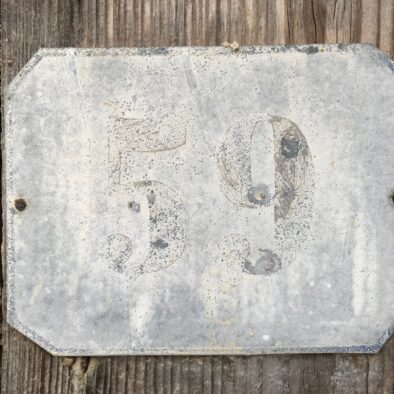 number plaque - Stanzia Sparagna