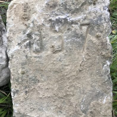 Parenzana milestone - Stanzia Sparagna